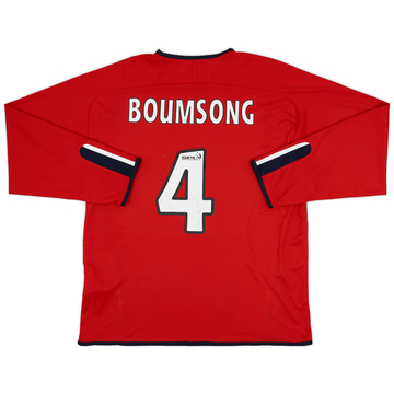 2004-05 Rangers Third L/S Shirt Boumsong #4 - 6/10 - (XL)