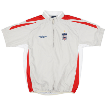 2007-08 England Umbro 1/4 Zip S/S Training Top - 8/10 - (M)