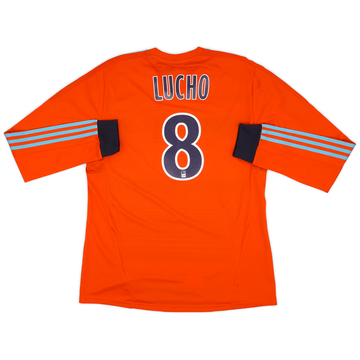 2011-12 Olympique Marseille Player Issue Formotion Third L/S Shirt Lucho #8 (XL)