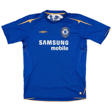 2005-06 Chelsea Centenary Home Shirt - 8/10 - (L.Boys)