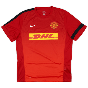 2013-14 Manchester United Nike Training Shirt - 9/10 - (XL)
