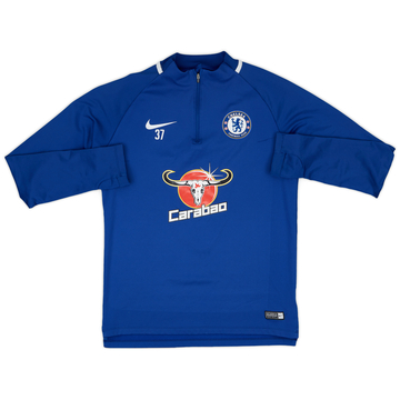 2017-18 Chelsea Player Issue Nike 1/4 Zip Training Top #37 - 7/10 - (S)