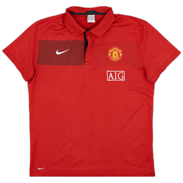 2009-10 Manchester United Nike Polo Shirt - 9/10 - (XL)