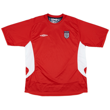 2005-06 England Umbro Training Shirt - 9/10 - (XL)