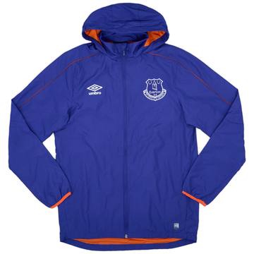 2016-17 Everton Umbro Hooded Rain Jacket - 9/10 - (S)