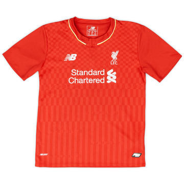 2015-16 Liverpool Home Shirt - 9/10 - (S.Boys)
