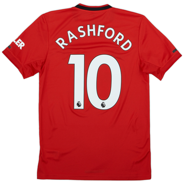 2019-20 Manchester United Home Shirt Rashford #10 - 10/10 - (S)