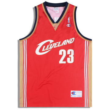 2003-10 Cleveland Cavaliers James #23 Champion Jersey (Away) M