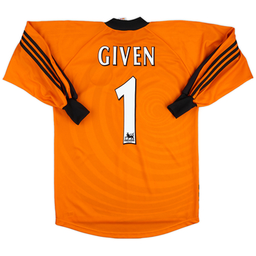 1997-98 Newcastle GK Shirt Given #1 - 8/10 - (S)