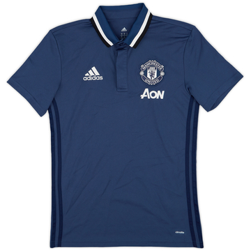 2016-17 Manchester United adidas Polo Shirt - 9/10 - (S)
