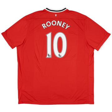 2011-12 Manchester United Home Shirt Rooney #10 - 9/10 - (3XL)
