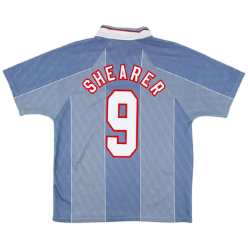 1996-97 England Away Shirt Shearer #9 - 8/10 - (L)