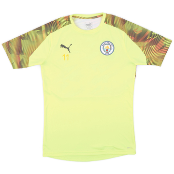 2019-20 Manchester City Puma Player Issue Training Shirt #11 - 10/10 - (S)