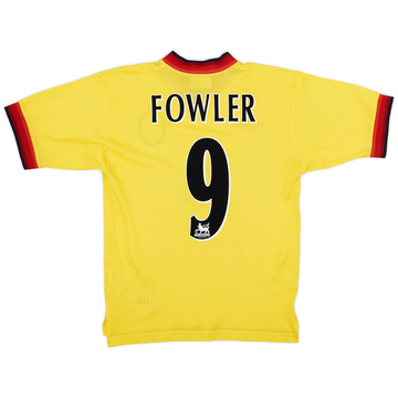 1997-99 Liverpool Away Shirt Fowler #9 - 8/10 - (M)