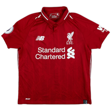 2018-19 Liverpool Home Shirt - 9/10 - (M.Boys)