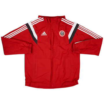 2014-15 Sheffield United adidas Rain Track Jacket - 9/10 - (M)