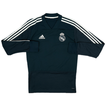 2019-20 Real Madrid adidas Training L/S Shirt - 9/10 - (S)