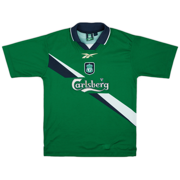1999-00 Liverpool Away Shirt - 7/10 - (M.Boys)