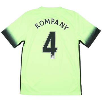 2015-16 Manchester City Third Shirt Kompany #4 (M)