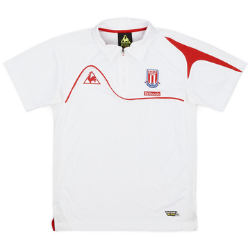 2009-10 Stoke City Le Coq Sportif 1/4 Zip Polo Shirt - 7/10 - (L.Boys)