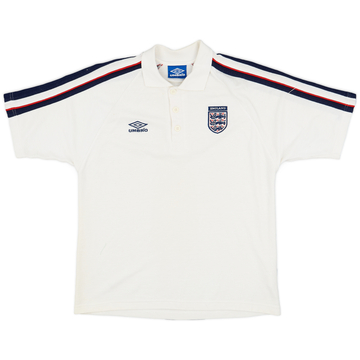 2000-01 England Umbro Polo Shirt - 8/10 - (S)