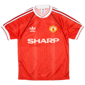 1990-92 Manchester United Home Shirt - 9/10 - (S)