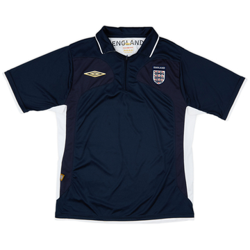 2004-05 England Umbro 1/4 Zip Polo Shirt - 9/10 - (M)