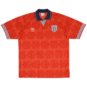 1990-93 England Away Shirt - 8/10 - (L)
