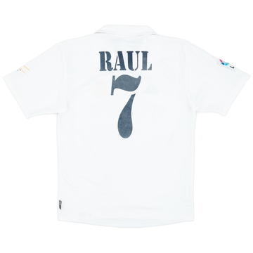 2002-03 Real Madrid Centenary Home Shirt Raul #7 - 5/10 - (S)