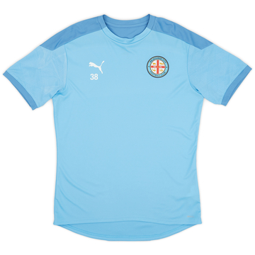 2019-20 Melbourne City Puma Player Issue Training Shirt #38 - 9/10 - (L)