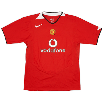 2004-06 Manchester United Home Shirt - 7/10 - (XL.Boys)