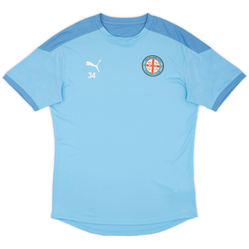 2021-22 Melbourne City Player Issue Puma Training Shirt #34 - 7/10 - (L)