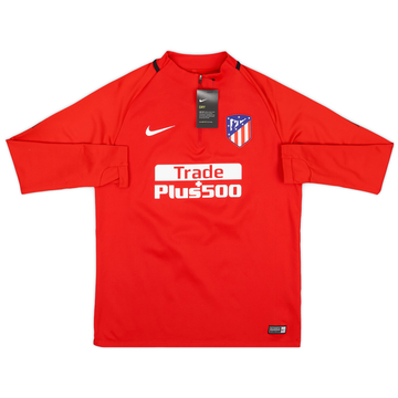 2017-18 Atletico Madrid Nike 1/4 Zip Training Top (S)