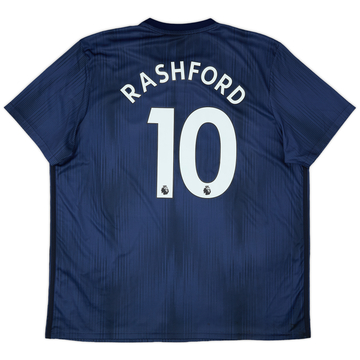 2018-19 Manchester United Third Shirt Rashford #10 - 9/10 - (XXL)