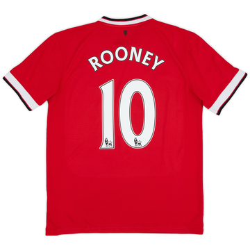 2014-15 Manchester United Home Shirt Rooney #10 - 6/10 - (M)