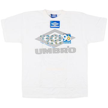 1998 Inter Milan Umbro Graphic 'Signed' Fan Tee (XL)