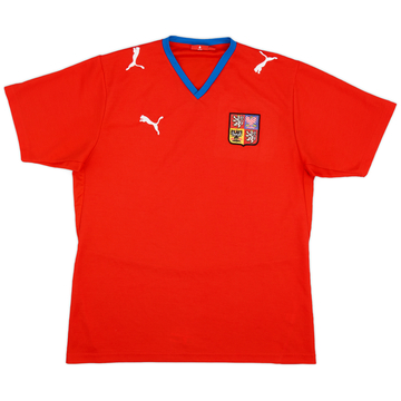 2008-09 Czech Republic Basic Home Shirt - 9/10 - (L)
