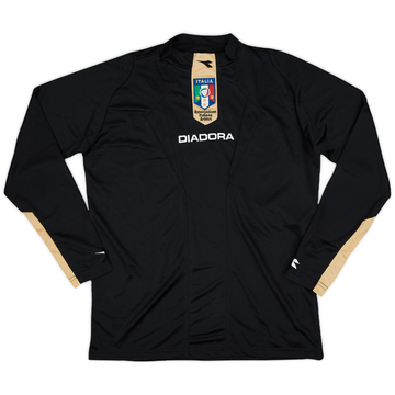 2007-09 Italy Diadora Referee L/S Shirt - 9/10 - (S)