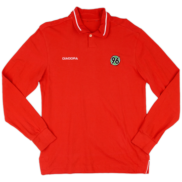 2005-06 Hannover 96 Diadora Polo L/S Shirt - 9/10 - (XL.Boys)