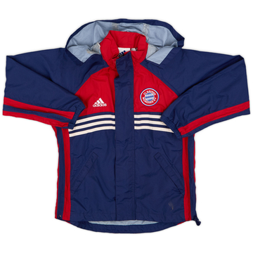 1998-99 Bayern Munich adidas Hooded Rain Jacket - 7/10 - (M.Boys)