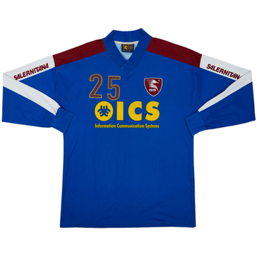2001-02 Salernitana Player Issue Training L/S Shirt #25 - 8/10 - (XL)