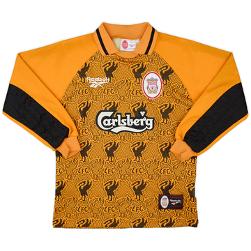 1996-97 Liverpool GK Shirt - 8/10 - (M.Boys)