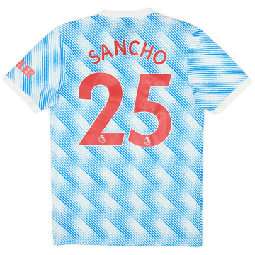 2021-22 Manchester United Away Shirt Sancho #25 - 9/10 - (S)