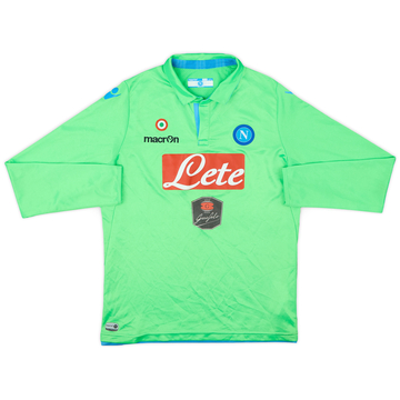 2015-16 Napoli GK Shirt - 6/10 - (XL.Boys)