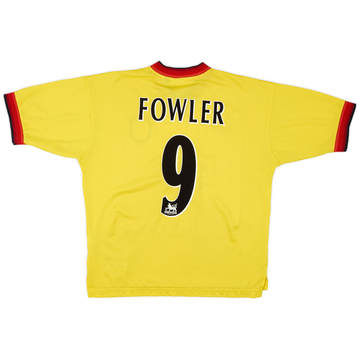 1997-99 Liverpool Away Shirt Fowler #9 - 5/10 - (L)