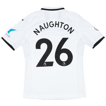 2017-18 Swansea Match Issue Home Shirt Naughton #26