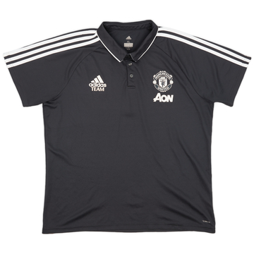 2017-18 Manchester United adidas Polo Shirt - 7/10 - (XL)