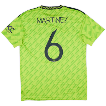 2022-23 Manchester United Third Shirt Martinez #6 - 7/10 - (L)