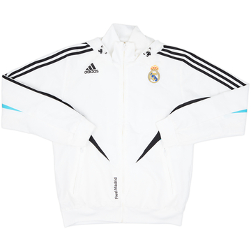 2008-09 Real Madrid adidas Hooded Track Jacket - 7/10 - (M)