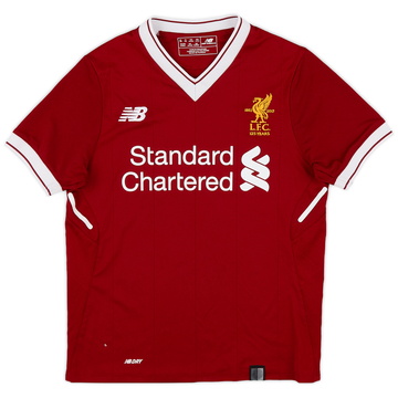2017-18 Liverpool 125 Years Home Shirt - 8/10 - (S.Boys)